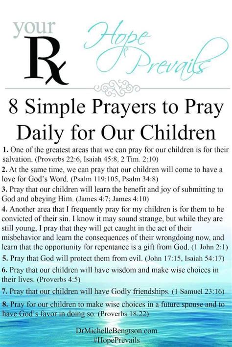 8 Simple Prayers To Pray Daily For Our Children Dr