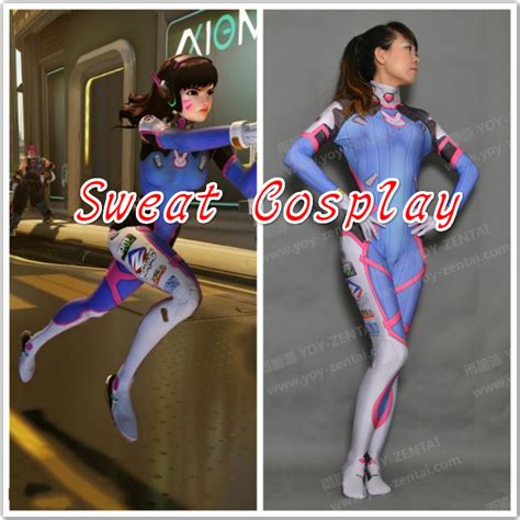 buy high quality custom made d va costume dva cosplay costume d va spandex suit