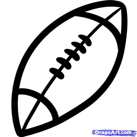 How To Draw A Football For Kids Step By Step Sports Pop Culture