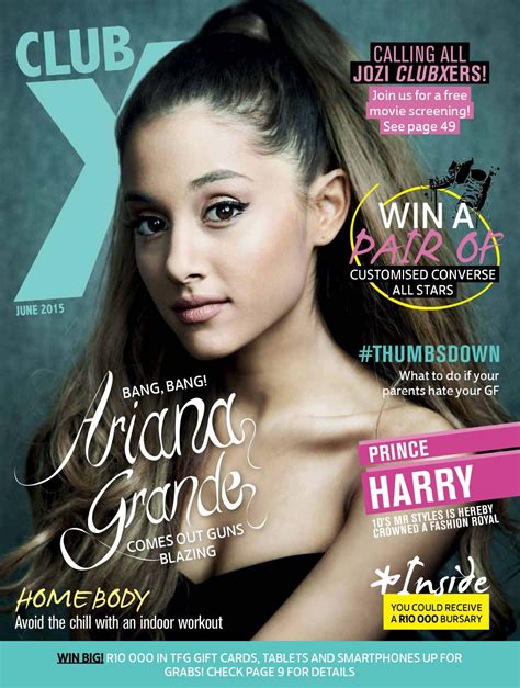 Ariana Grande In Club X Magazine June 2015 Issue Hawtcelebs