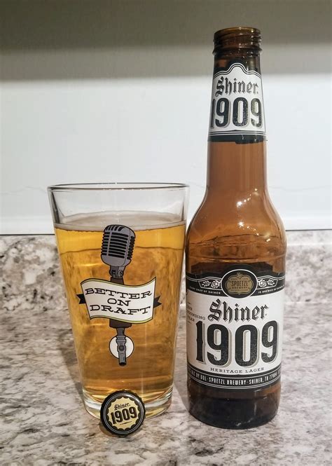 Beer Review Spoetzl Brewery Shiner 1909 Better On Draft