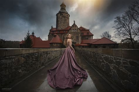 Mystic Photo Medieval And Fantasy Style From Czocha Castle Woman With