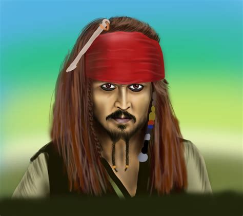 Step By Step How To Draw Captain Jack Sparrow DrawingTutorials Com