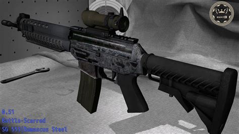 Welcome to the google store. SG 553 Damascus Steel - Skin Wear Preview - YouTube