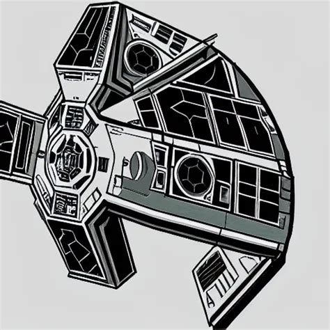 Star Wars Tie Fighter Schematic Drawings Stable Diffusion OpenArt