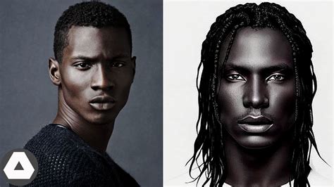 10 Most Unique Dark Skin Men Who Look Like Artwork Youtube
