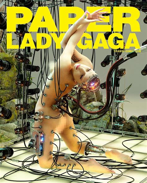 A Nude Avatar Lady Gaga Graces Paper Magazine Cover