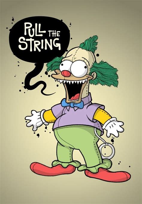 Muñeco Crosty Krusty The Clown Simpsons Art The Simpsons