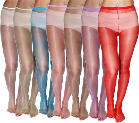 Sheer To Waist Shimmery Pantyhose Blue 1 At Amazon Womens Clothing Store