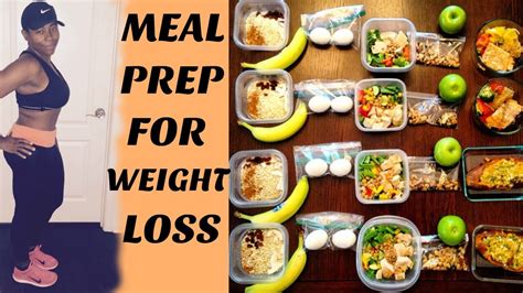 MEAL PREP FOR WEIGHT LOSS#2 - YouTube