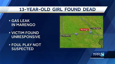 Police Believe Gas Leak May Be To Blame In Death Of 13 Year Old Iowa Girl