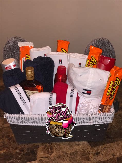 You may think buying and giving gifts nothing big, but, it does matter; Image of Small Tommy Hilfiger basket | Cute boyfriend ...
