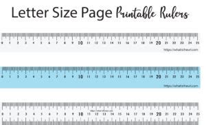 A4 is used as the standard letter size in english speaking countries and is the most commonly used size in the world. Printable Rulers for Letter and A4 Size Papers - Up to 25 ...