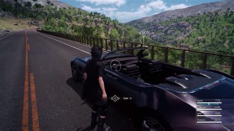 You have to push the car through the opening until the title of final fantasy xv pops up. Final Fantasy XV - Car Driving Gameplay Trailer [1080p ...