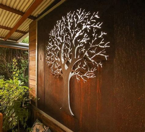 Laser Cut Decorative Metal Tree Of Life Garden Metal Screen Panel Buy