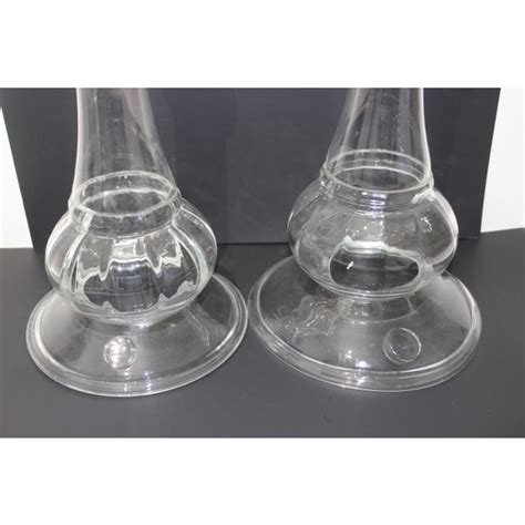 Vintage Blenko Glass Candle Holders A Set Of 2 Chairish
