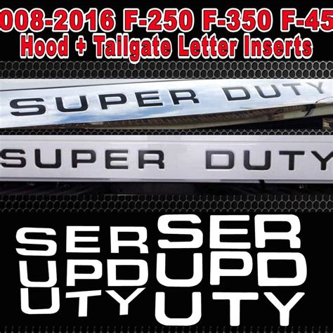 Super Duty Letter Inserts Country Boy Customs Store