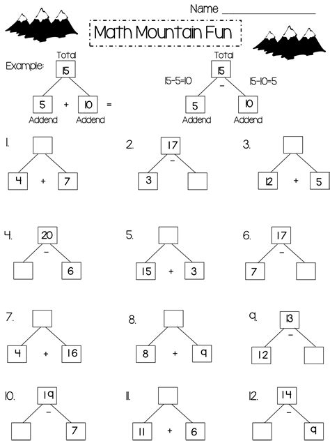 Math Sheets For Second Graders