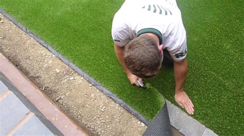 If you don't think you're up to installing and laying your artificial grass over your existing lawn turf, then why not allow us to do it. How to Install Artificial Grass, Royal Grass - YouTube