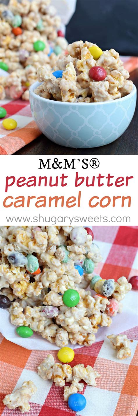 Mandms® Peanut Butter Caramel Corn Snack Mix Caramel Corn Snacks