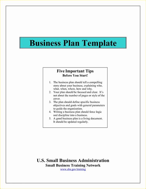 Best Free Business Plan Template Of Simple Business Plan Template 9