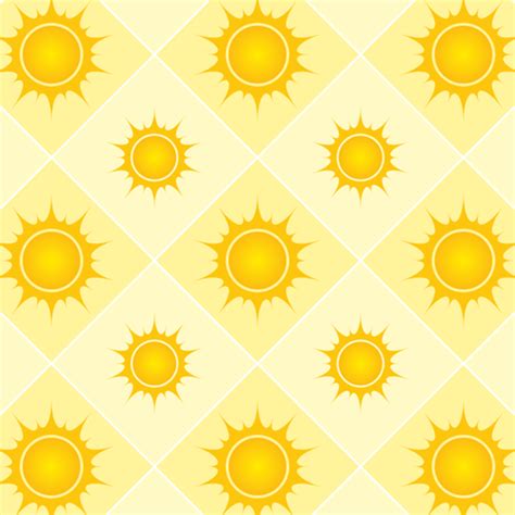 Seamless Pattern With Sun Background Labs
