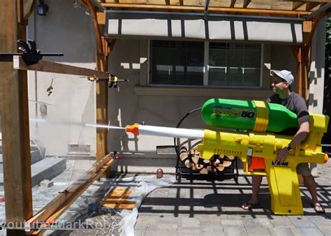 Worlds Largest Water Gun In Action Popular Airsoft