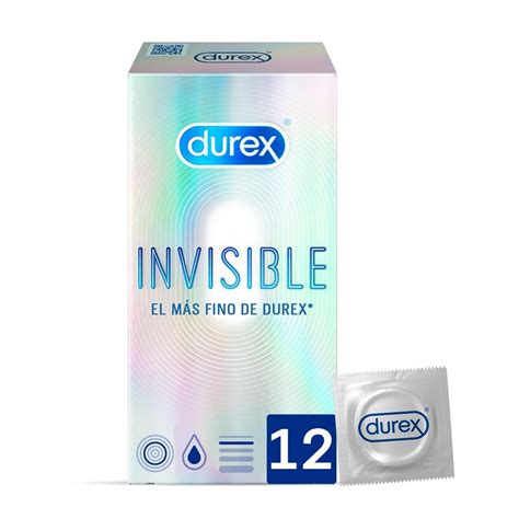 Durex Preservativo Invisible Extra Sensitivo De Oferta 12 Unidades