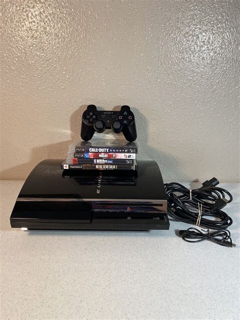 Sony Playstation 3 Ps3 Ceche01 80gb Backwards Compatible Console