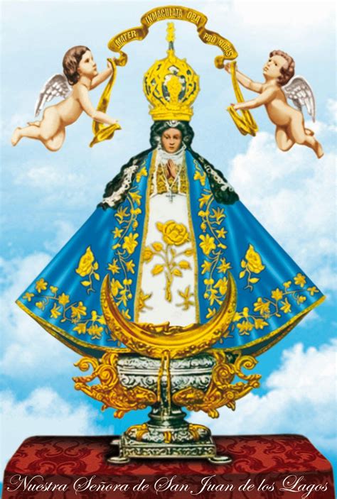 Image of our lady of san juan de los lagos in her basilica. TROPICALIZER: Nuestra Señora de San Juan de los Lagos