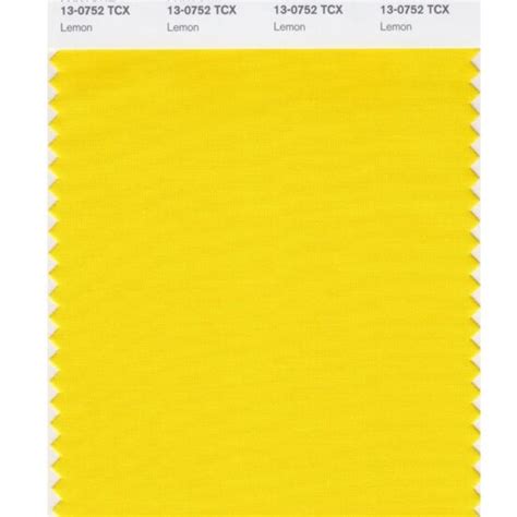 Pantone 13 0752 Tcx Swatch Card Lemon Design Info