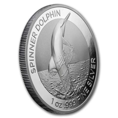 Spinner Dolphin 2020 1 Oz Brilliant Uncirculated Silver