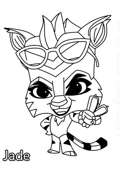 We have chosen the best zooba coloring games which you can play online at mobile, tablet.for free and add new coloring games daily, enjoy! Jade Zooba Coloring Page - Free Printable Coloring Pages ...