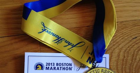 The Joyful Johnsons My Boston Marathon Medal