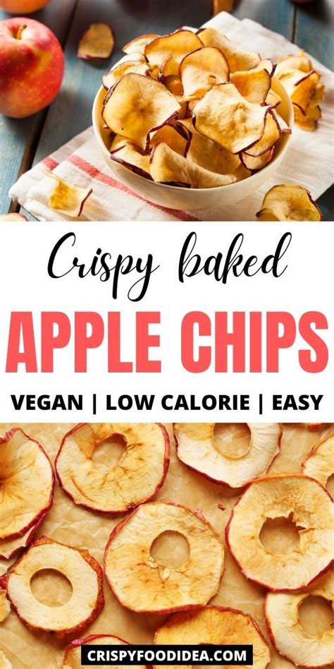 Easy Baked Apple Chips Healthy Homemade Snacks