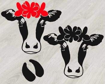 Free Free 75 Flower Cow Head Svg SVG PNG EPS DXF File