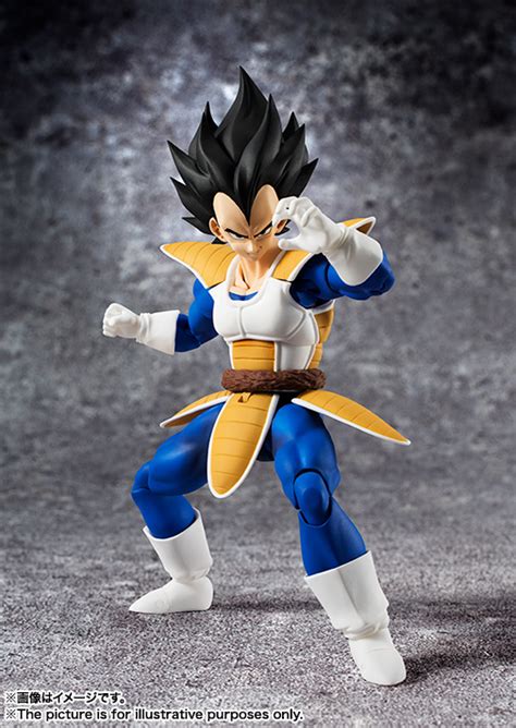 Highly articulated and approx 5.51 tall set contents main body, three optional expression parts, four pairs of optional hands Bandai S.H.Figuarts Vegeta "Dragon Ball Z"