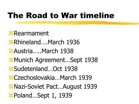 Ppt The Road To War Powerpoint Presentation Free Download Id2774430