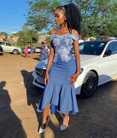 25 Amazing Shweshwe Dresses 2020 For South Africa Ladies Sotho Traditional Dresses