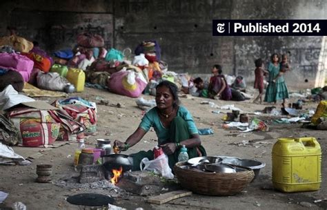 Setting A High Bar For Poverty In India The New York Times