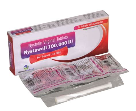 Nystatin Vaginal Tablets Manufacturer And Supplier India Wellona Pharma