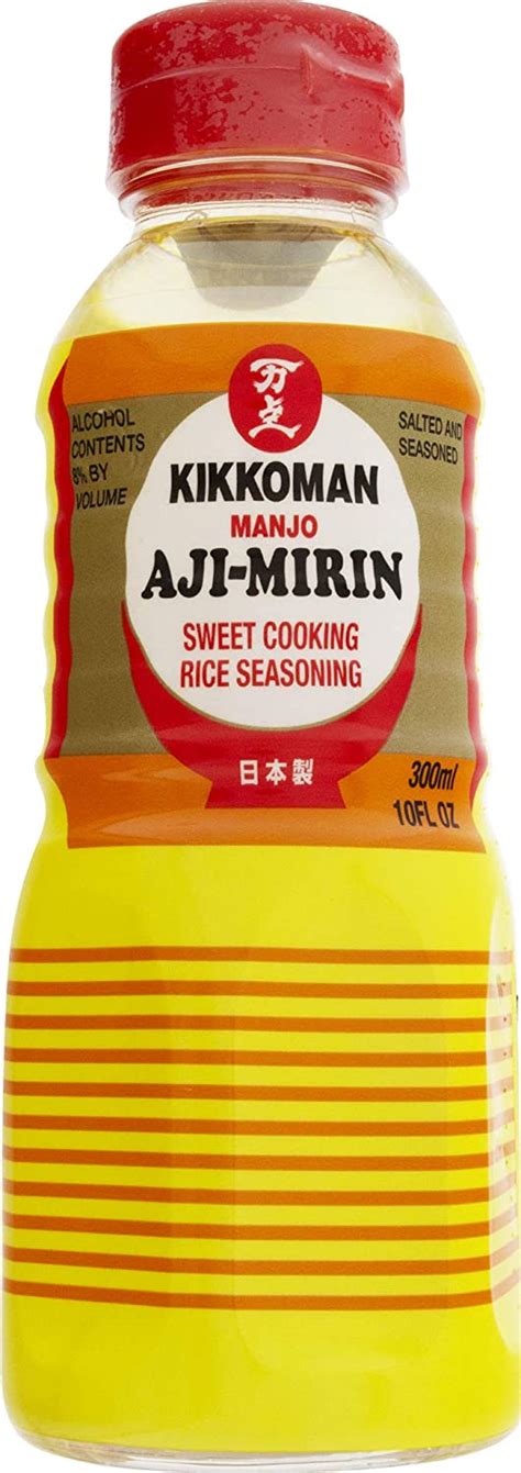 Kikkoman Aji Mirin 10 Ounce Bottle Pack Of 4 Grocery