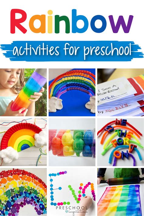 Rainbow Activities For Preschool Artofit