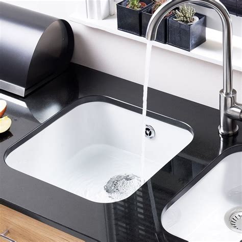 Undermount kitchen sinks at appliances direct. Astracast 4040 LINCOLN Undermount Ceramic Kitchen Sink ...