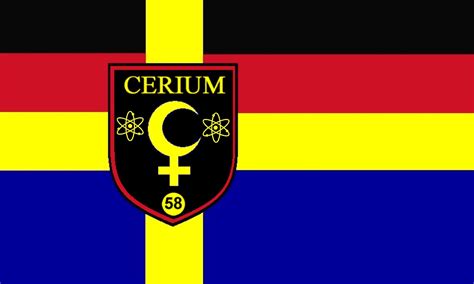 The Voice Of Vexillology Flags And Heraldry Fun Flag For Element 58 Cerium