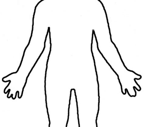 Human Body Outline Printable Free Download On Clipartmag
