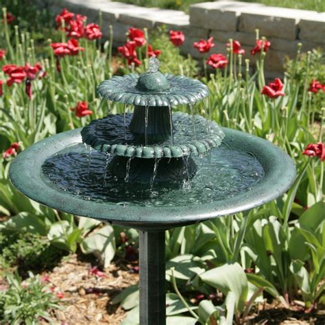 3 Tier Outdoor Bird Bath Water Fountain In 2020 Decorative Fountains