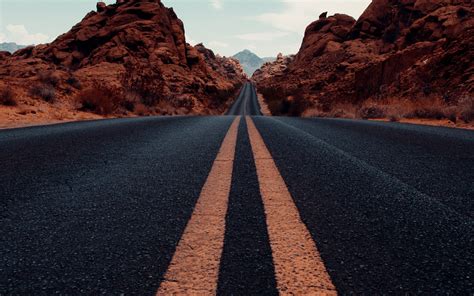 Valley Of Fire State Park Wallpaper 4k Road Tarmac Highway