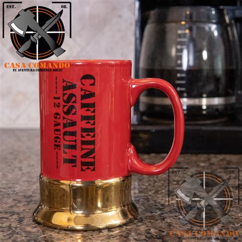 Cbg M 1008 Caliber Gourmet Caffeine Assault 12 Gauge Coffe Mug