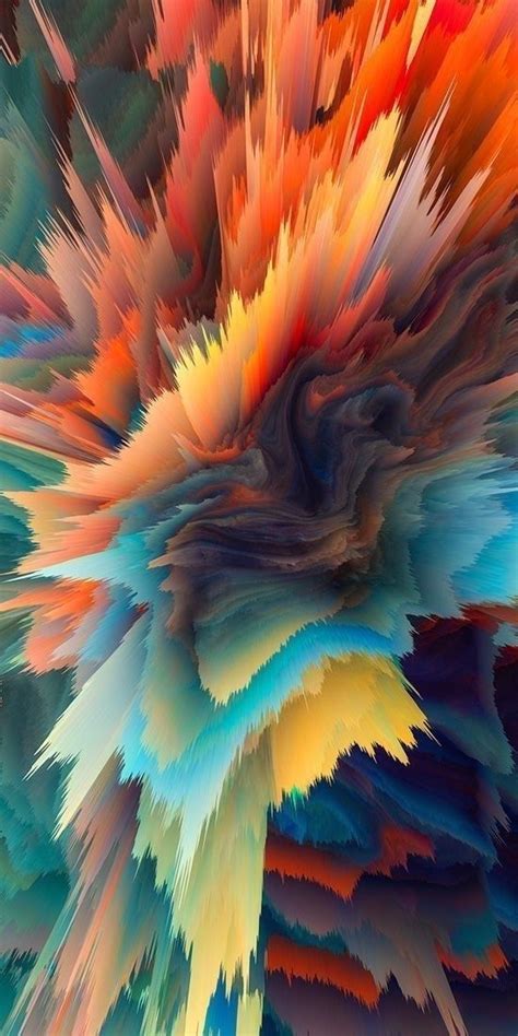 Wallpaper Iphoneandroid One Pixel Unlimited Abstract Painting